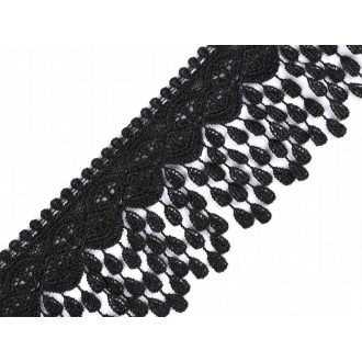 Szellős csipke rojtokkal szélessége 80 mm