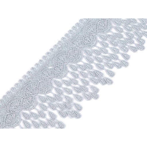 Szellős csipke rojtokkal szélessége 80 mm