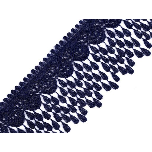 Szellős csipke rojtokkal szélessége 80 mm
