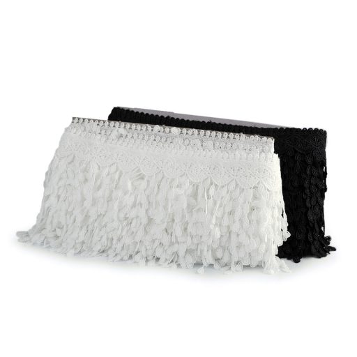 Szellős csipke rojtokkal szélessége 80 mm