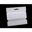 Műszál csipke / betét 42 mm-es - fehér (45 m-os csomagolás)
