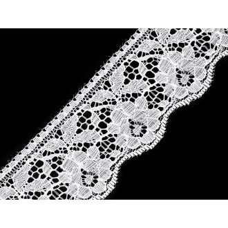 Műszál csipke szalag szélessége 60 mm