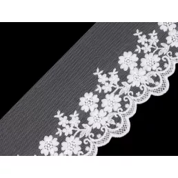 Hímzett csipke monofilon szélessége 90 cm
