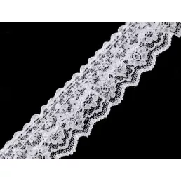 Műszál csipke dupla fodor szélessége 40 mm