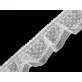 Fodros csipke dupla szélessége 40 mm