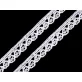 Pamut csipke szalag széles 10 mm; 14 mm