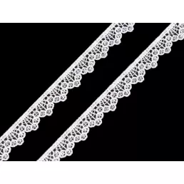 Légcsipke flitterekkel, szélessége 14 mm