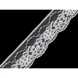 Műszál csipke széles 45 mm