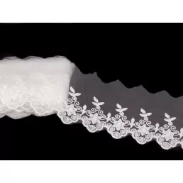 Hímzett csipke / paszomány monofilen szélessége 90 mm