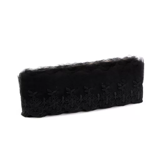 Hímzett csipke / paszomány monofilen szélessége 90 mm