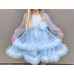   Varható / bevarrható tüll Tutu szoknya készítésre szélessége 11 cm