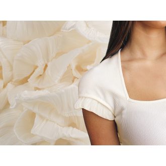 3D fodros, gyűrött, szélessége 40 mm