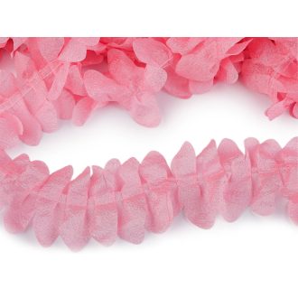   Ránc szegély ruhadíszítéshez és virágkészítéshez széles 80 mm