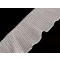 Pliszírozott fodor 10 cm széles - 1 Off White 