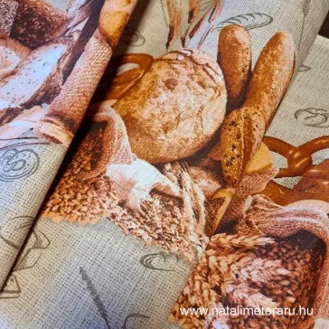 "the aroma of bread" waffle fabric 50cm wide