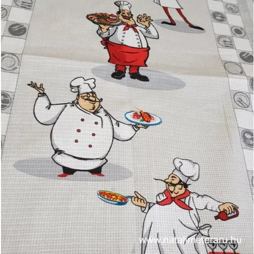 Vidám szakácsok darázs szövet 50cm széles