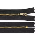 Fém cipzár zárt 18 cm (VT10) #5M0 sárgaréz - 320 szürke hematyt (10 db-os csomagolás) Fém cipzár zárt 18 cm (VT10) #5M0 sárgaréz - 320 szürke hematyt (10 db-os csomagolás)