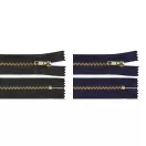 Fém cipzár zárt 20 cm 4M0 sárgaréz - 322 fekete (10 db-os csomagolás) Fém cipzár zárt 20 cm 4M0 sárgaréz - 322 fekete (10 db-os csomagolás)