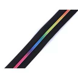 Szivárványos spirálcipzár No 3 folyóméter