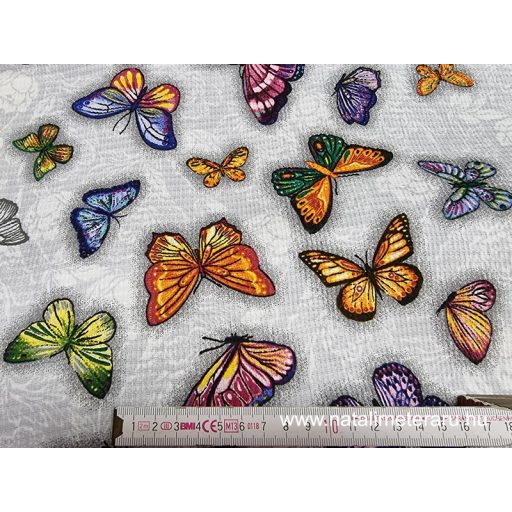 Színes lepkék 50 cm széles darázs szövet