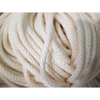 Törtfehér kötött pamut zsinór