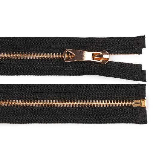 Fém cipzár No 5 hossz. 60 cm dísz húzóka