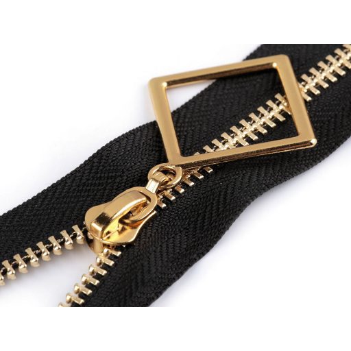 Fém cipzár No 5 hossz. 60 cm dísz húzóka