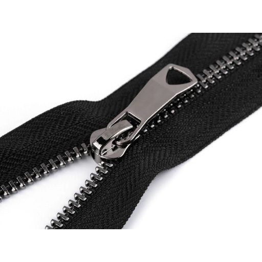 Fém cipzár No 5 hossz 65 cm dísz húzóka