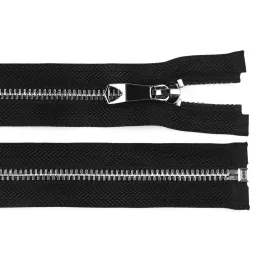 Fém cipzár bontható No 5 hossz 85 cm dísz húzóka