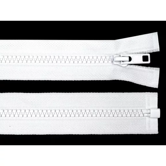Cápa fogú cipzár bontható GT10 No 5 hossza 35 cm kabátba - 101 fehér (25 db-os csomagolás) Cápa fogú cipzár bontható GT10 No 5 hossza 35 cm kabátba - 101 fehér (25 db-os csomagolás)