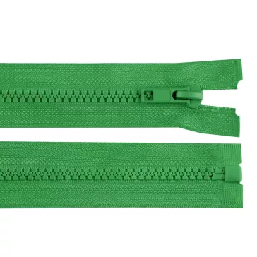   Cápa fogú cipzár bontható GT10 No 5 hossza 40 cm kabátba - 243 zöld páfránya (1 db-os csomagolás)