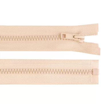   Cápa fogú cipzár bontható GT10 No 5 hossza 40 cm kabátba - 291 világos bézs (10 db-os csomagolás)