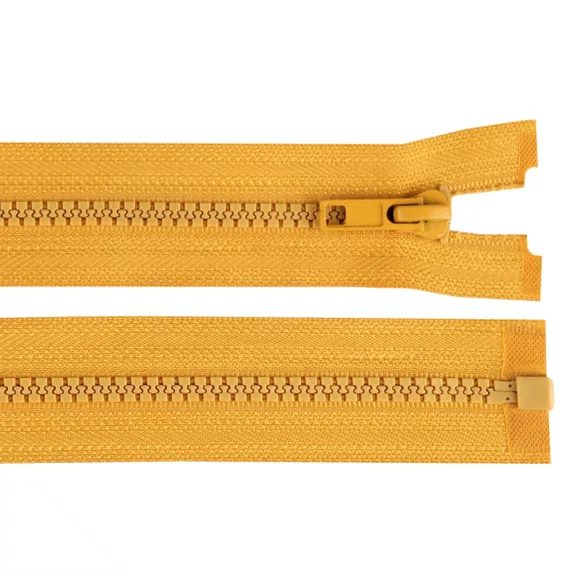 Cápa fogú cipzár bontható GT10 No 5 hossza 45 cm kabátba - 123 mustárszínű (25 db-os csomagolás) Cápa fogú cipzár bontható GT10 No 5 hossza 45 cm kabátba - 123 mustárszínű (25 db-os csomagolás)