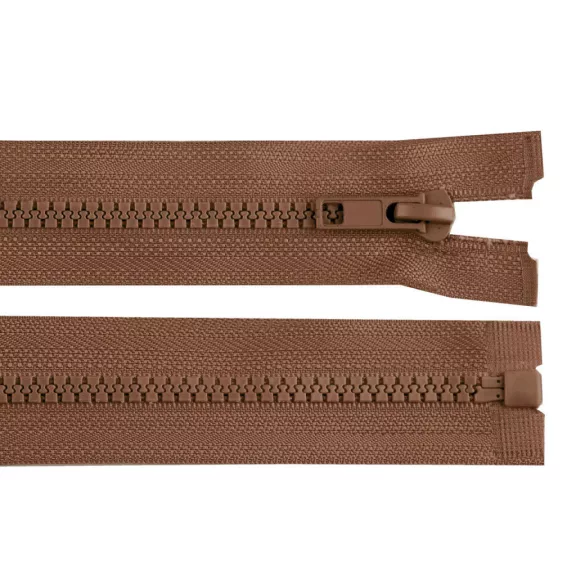 Cápa fogú cipzár bontható GT10 No 5 hossza 45 cm kabátba - 299 barna (25 db-os csomagolás) Cápa fogú cipzár bontható GT10 No 5 hossza 45 cm kabátba - 299 barna (25 db-os csomagolás)