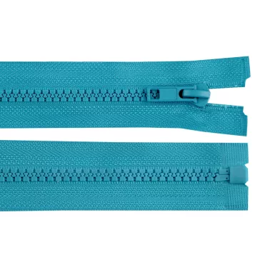   Cápa fogú cipzár bontható GT10 No 5 hossza 55 cm kabátba - 207 türkiszkék (1 db-os csomagolás)