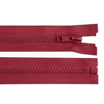   Cápa fogú cipzár bontható GT10 cipzár No 5 hossza 60 cm dzseki cipzár - 178 bordó (1 db-os csomagolás)