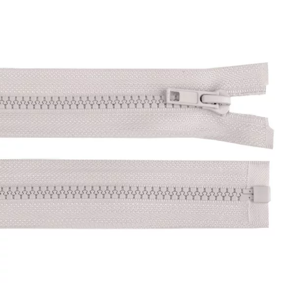 Cápa fogú cipzár bontható 80 cm GT10 No 5 kabátba - 310 vil. szürke (10 db-os csomagolás) Cápa fogú cipzár bontható 80 cm GT10 No 5 kabátba - 310 vil. szürke (10 db-os csomagolás)