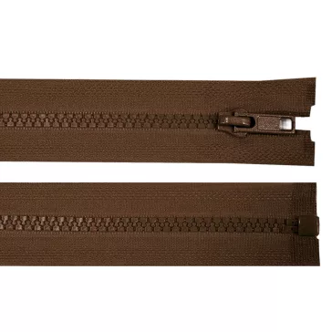   Cápa fogú cipzár bontható 80 cm GT10 No 5 kabátba - 304 csokoládébarna (1 db-os csomagolás)