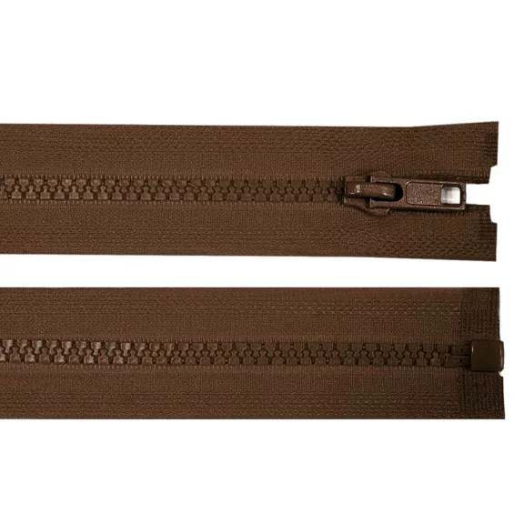 Cápa fogú cipzár bontható 80 cm GT10 No 5 kabátba - 304 csokoládébarna (1 db-os csomagolás) Cápa fogú cipzár bontható 80 cm GT10 No 5 kabátba - 304 csokoládébarna (1 db-os csomagolás)