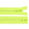 GT10 bontható kétnyitós öntött műanyag cipzár 65 cm - 229 sárga neon (1 db-os csomagolás)