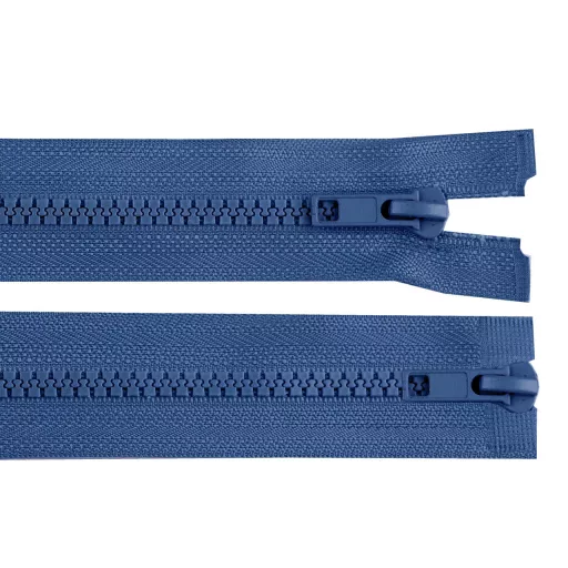 GT10 bontható kétnyitós öntött műanyag cipzár 65 cm