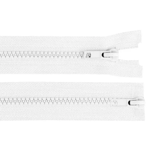 GT10 bontható kétnyitós öntött műanyag cipzár 65 cm