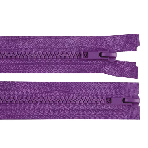 GT10 bontható kétnyitós öntött műanyag cipzár 65 cm