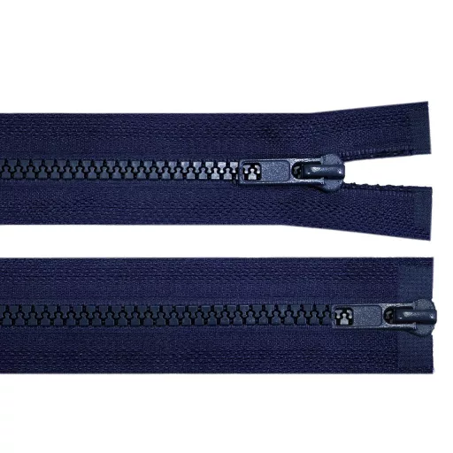 GT10 bontható kétnyitós öntött műanyag cipzár 85 cm