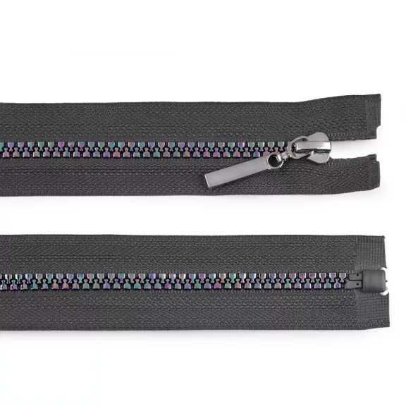 Szivárványos cápa fogú cipzár 60 cm GT10 No 5 - 311 szürke (1 db-os csomagolás) Szivárványos cápa fogú cipzár 60 cm GT10 No 5 - 311 szürke (1 db-os csomagolás)