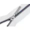 Szivárványos cápa fogú cipzár 80 cm GT10 No 5 - 101 fehér (1 db-os csomagolás)