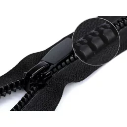   Fogazott cipzár GT10 szélessége No 5 hossza 80 cm gömbölyű fogakkal