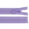 Cápa fogú cipzár vékony bontható No 3 karikával hossz 40 cm - 169 lila (1 db-os csomagolás)