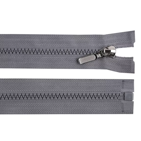Cápa fogú cipzár bontható GT10 No 5, 60 cm dísz húzóka - 319 zavarosszürke (1 db-os csomagolás) Cápa fogú cipzár bontható GT10 No 5, 60 cm dísz húzóka - 319 zavarosszürke (1 db-os csomagolás)