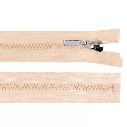 Cápa fogú cipzár bontható 80 cm No 5 hossza, dísz csúszkával